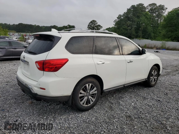 2020 Nissan Pathfinder S with VIN 5N1DR2AN5LC614845, listed as a Copart auction lot 54399345 with 82,754 mi miles and Salvage title. Bid and sale history available at DreamBid. Image 3.