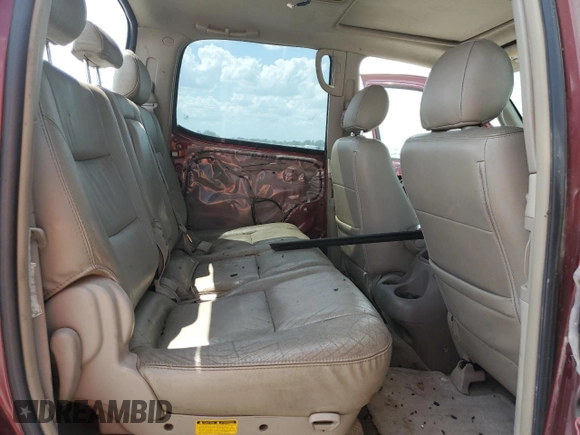 2006 Toyota Tundra Limited with VIN 5TBDT48106S522543, listed as a Copart auction lot 51677255 with 277,623 mi miles and Salvage Title. Bid and sale history available at DreamBid. Image 10.