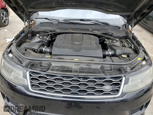 2019 Land Rover Range Rover Sport HSE with VIN SALWR2RV9KA420677, listed as a Copart auction lot 49412085 with 137,840 mi miles and Salvage Title. Bid and sale history available at DreamBid. Image 11.