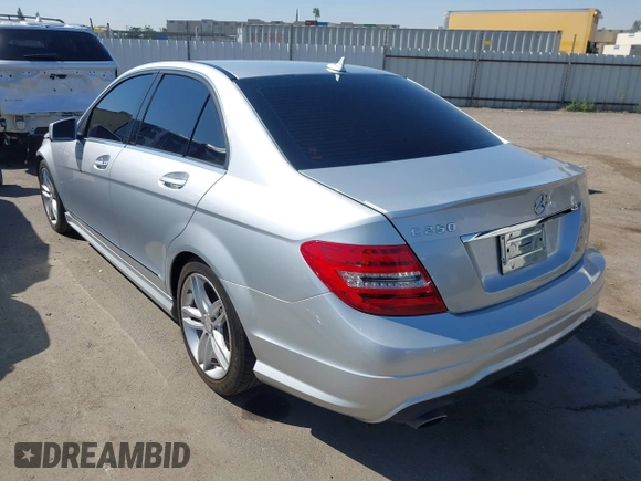 2014 Mercedes-Benz C 250 Sport with VIN WDDGF4HB5EA948430, listed as a IAAI auction lot 42709616 with 104,235 mi miles and . Bid and sale history available at DreamBid. Image 3.