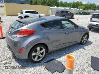 2014 Hyundai Veloster RE:FLEX with VIN KMHTC6AD2EU184412, listed as a Copart auction lot 62874805 with Not provided miles and Salvage title. Bid and sale history available at DreamBid. Image 3.