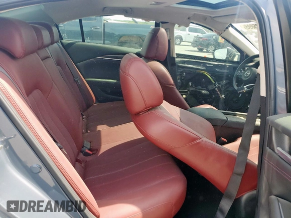 2021 Mazda 6 Carbon Edition with VIN JM1GL1WY7M1602094, listed as a Copart auction lot 50525895 with 15,214 mi miles and Salvage Title. Bid and sale history available at DreamBid. Image 10.