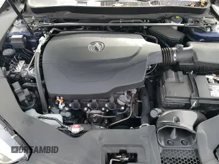 2018 Acura TLX Advance with VIN 19UUB2F7XJA003867, listed as a Copart auction lot 44318595 with 126,237 mi miles and Salvage title. Bid and sale history available at DreamBid. Image 14.