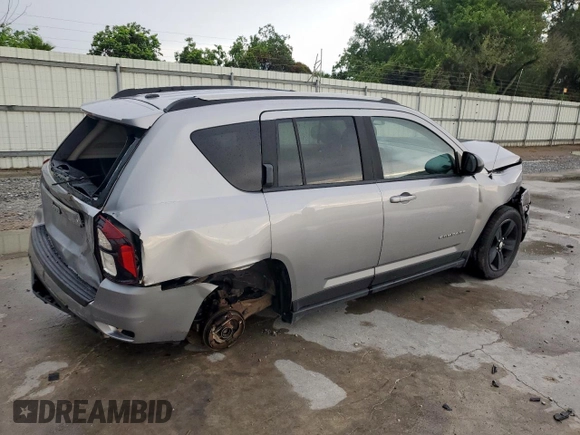 2016 Jeep Compass Sport with VIN 1C4NJCBA8GD559907, listed as a Copart auction lot 60862605 with Not provided miles and Salvage title. Bid and sale history available at DreamBid. Image 3.