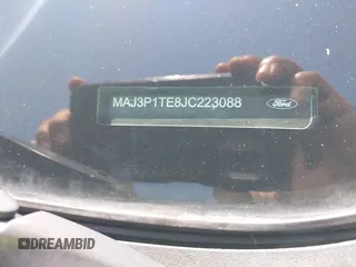 2018 Ford EcoSport SE z VIN MAJ3P1TE8JC223088, wystawiony jako IAAI lot #42340676 z przebiegiem 102 645 mil mil oraz . Historia ofert i sprzedaży dostępna na DreamBid. Obrazek 9.