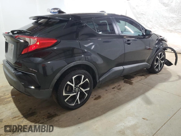 2018 Toyota C-HR XLE with VIN NMTKHMBXXJR027741, listed as a Copart auction lot 53163405 with 75,686 mi miles and Clean Title. Bid and sale history available at carsss.com. Image 3.