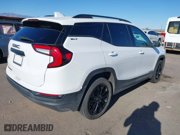 2022 GMC Terrain SLT with VIN 3GKALPEV8NL251632, listed as a IAAI auction lot 41803461 with 40,943 mi miles. Bid and sale history available at carsss.com. Image 4.