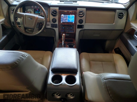 2010 Ford F-150 XL with VIN 1FTFW1EV3AKE70421, listed as a Copart auction lot 55401005 with 136,440 mi miles and Salvage title. Bid and sale history available at DreamBid. Image 8.