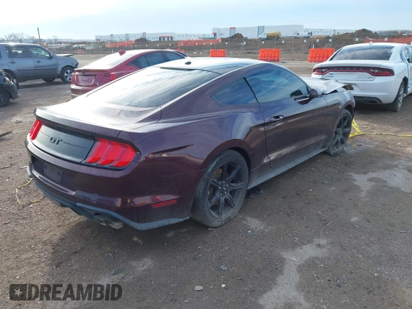 2018 Ford Mustang GT with VIN 1FA6P8CFXJ5172079, listed as a IAAI auction lot 41680813 with 97,858 mi miles and . Bid and sale history available at DreamBid. Image 4.