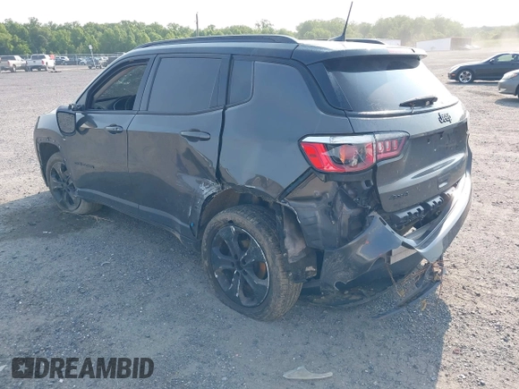 2018 Jeep Compass Latitude with VIN 3C4NJDBB0JT395844, listed as a IAAI auction lot 42405343 with 140,220 mi miles and . Bid and sale history available at DreamBid. Image 3.