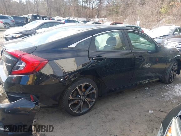2019 Honda Civic Sport with VIN 2HGFC2F86KH515658, listed as a IAAI auction lot 41632690 with 109,866 mi miles and . Bid and sale history available at DreamBid. Image 12.