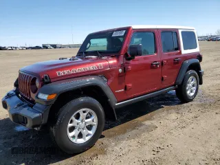 2021 Jeep Wrangler Unlimited Willys z VIN 1C4HJXDN0MW685120, wystawiony jako Copart lot #55522385 z przebiegiem 59 411 mil mil oraz Szkoda całkowita • Salvage title. Historia ofert i sprzedaży dostępna na DreamBid. Obrazek 1.