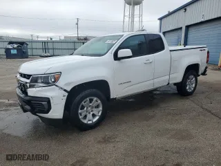 2022 Chevrolet Colorado 4WD LT with VIN 1GCHTCEA7N1121008, listed as a Copart auction lot 83980744 with 29,472 mi miles and Clean Title. Bid and sale history available at carsss.com. Image 1.