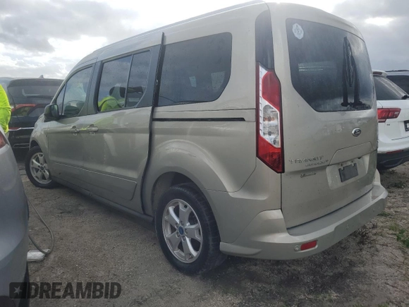 2015 Ford Transit Connect XLT с VIN NM0GE9F77F1182823, выставлен на аукционе Copart как лот 58247825 с пробегом Не указан миль и На запчасти • Non repairable. История ставок и продаж доступна на DreamBid. Изображение 2.