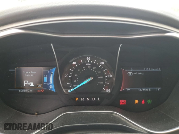 2016 Ford Fusion SE Hybrid with VIN 3FA6P0LU1GR366778, listed as a Copart auction lot 61280135 with 89,585 mi miles and Salvage title. Bid and sale history available at DreamBid. Image 9.