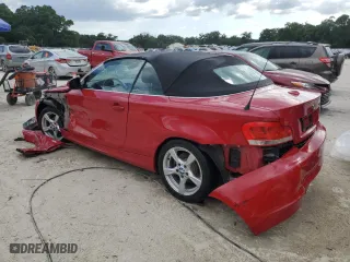 2012 BMW 1 Series 128i with VIN WBAUL7C52CVE87329, listed as a Copart auction lot 52867624 with 91,237 mi miles and Salvage Title. Bid and sale history available at carsss.com. Image 2.