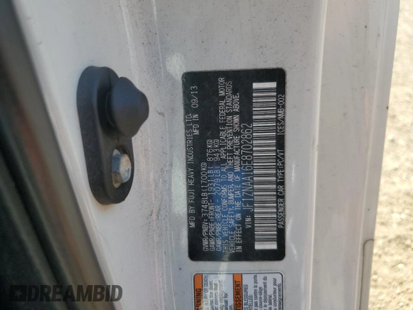 2014 Scion FR-S z VIN JF1ZNAA16E8702862, wystawiony jako Copart lot #57879575 z przebiegiem 101 775 mil mil oraz Szkoda całkowita • Salvage title. Historia ofert i sprzedaży dostępna na DreamBid. Obrazek 12.