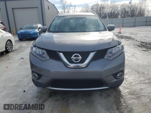2016 Nissan Rogue SV with VIN KNMAT2MV3GP736395, listed as a Copart auction lot 87594365 with 119,101 mi miles and Clean Title. Bid and sale history available at carsss.com. Image 5.