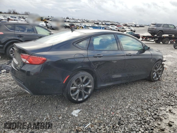 2016 Chrysler 200 S with VIN 1C3CCCBG6GN107913, listed as a Copart auction lot 86556734 with 171,161 mi miles and Salvage Title. Bid and sale history available at carsss.com. Image 3.