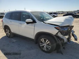 2018 Honda Pilot EX-L with VIN 5FNYF5H53JB008515, listed as a Copart auction lot 47343385 with 77,221 mi miles and Salvage title. Bid and sale history available at DreamBid. Image 4.