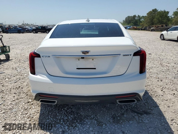 2021 Cadillac CT5 Luxury with VIN 1G6DW5RKXM0112301, listed as a Copart auction lot 52497035 with 69,261 mi miles and Salvage title. Bid and sale history available at DreamBid. Image 6.