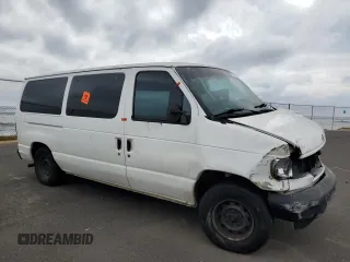 2002 Ford Econoline Passenger XL with VIN 1FMRE11242HB08362, listed as a Copart auction lot 43234805 with 117,626 mi miles and Salvage title. Bid and sale history available at DreamBid. Image 4.