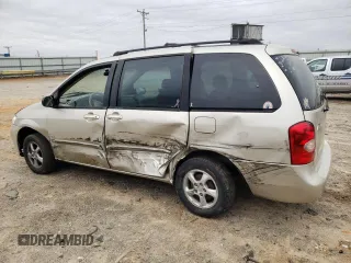 2002 Mazda MPV LX with VIN JM3LW28J120310009, listed as a Copart auction lot 51272115 with 98,847 mi miles and Salvage title. Bid and sale history available at DreamBid. Image 2.