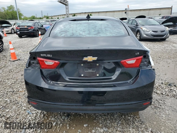 2016 Chevrolet Malibu LS with VIN 1G1ZB5STXGF347017, listed as a Copart auction lot 55743575 with 120,627 mi miles and Clean Title. Bid and sale history available at DreamBid. Image 6.