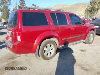 2008 Nissan Pathfinder S with VIN 5N1AR18U88C641331, listed as a IAAI auction lot 41667646 with 170,762 mi miles. Bid and sale history available at carsss.com. Image 4.
