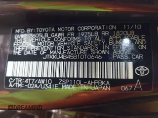 2011 Scion xD z VIN JTKKU4B45B1010646, wystawiony jako IAAI lot #41603197 z przebiegiem 144 218 mil mil oraz . Historia ofert i sprzedaży dostępna na DreamBid. Obrazek 9.