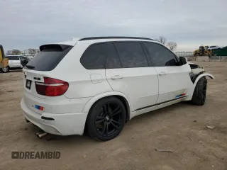 2010 BMW X5 M with VIN 5YMGY0C55ALK25665, listed as a Copart auction lot 82820384 with 118,956 mi miles and Salvage Title. Bid and sale history available at carsss.com. Image 3.