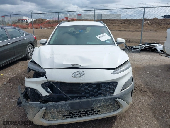 2023 Hyundai Kona SEL with VIN KM8K62AB2PU981160, listed as a IAAI auction lot 41912402 with 107,495 mi miles. Bid and sale history available at carsss.com. Image 12.