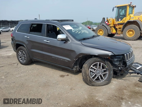 2020 Jeep Grand Cherokee Limited z VIN 1C4RJFBG3LC427063, wystawiony jako IAAI lot #42501552 z przebiegiem 45 186 mil mil oraz . Historia ofert i sprzedaży dostępna na DreamBid. Obrazek 1.