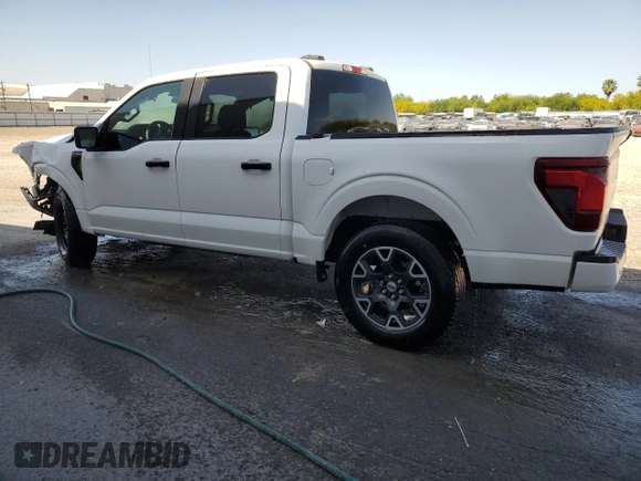 2024 Ford F-150 STX with VIN 1FTEW2K57RKD19468, listed as a Copart auction lot 51808915 with 5,055 mi miles and Clean Title. Bid and sale history available at carsss.com. Image 2.