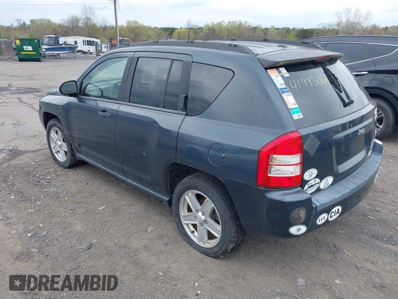 2007 Jeep Compass Sport with VIN 1J8FF47W37D122390, listed as a IAAI auction lot 41993064 with 195,253 mi miles. Bid and sale history available at carsss.com. Image 3.