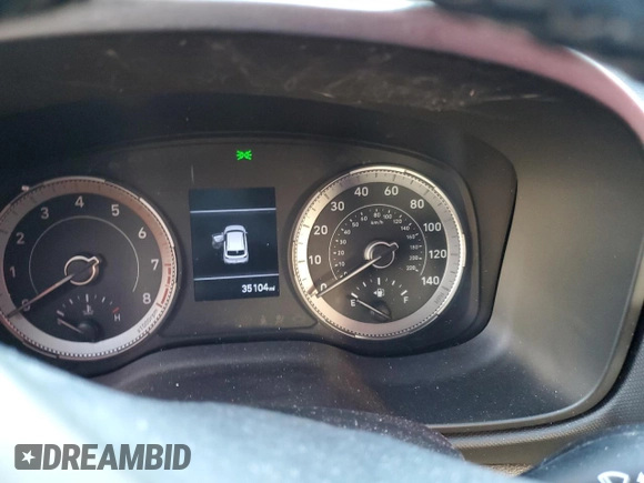 2021 Hyundai Venue SEL with VIN KMHRC8A38MU100167, listed as a Copart auction lot 45690035 with 35,104 mi miles and Salvage Title. Bid and sale history available at DreamBid. Image 9.