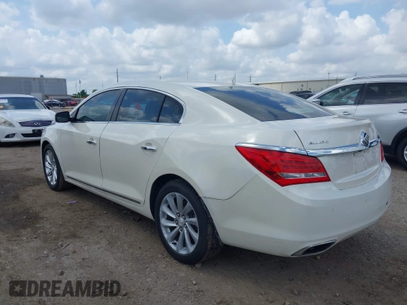 2014 Buick LaCrosse Leather with VIN 1G4GB5G32EF151766, listed as a IAAI auction lot 42071781 with 108,136 mi miles. Bid and sale history available at carsss.com. Image 3.