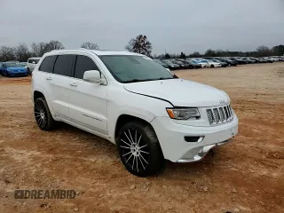 2015 Jeep Grand Cherokee Summit with VIN 1C4RJEJG8FC118673, listed as a Copart auction lot 84052044 with 182,806 mi miles and Salvage title. Bid and sale history available at DreamBid. Image 12.