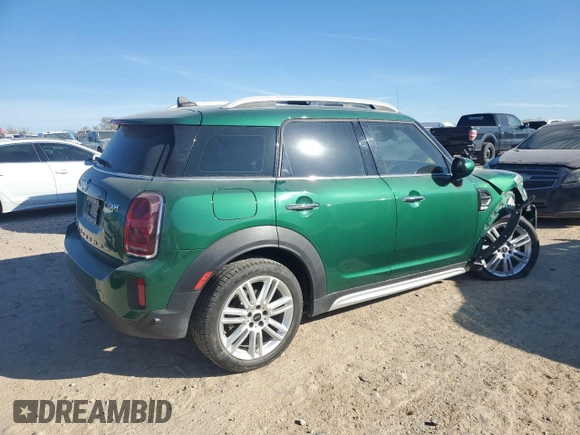 2022 MINI Countryman Cooper with VIN WMZ23BR04N3N62018, listed as a Copart auction lot 84242144 with 52,476 mi miles and Salvage Title. Bid and sale history available at carsss.com. Image 3.