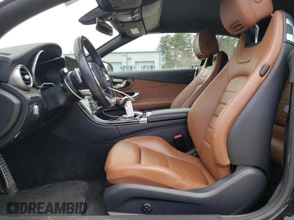 2020 Mercedes-Benz C 300 with VIN W1KWK8DB7LF998007, listed as a Copart auction lot 47938565 with 41,375 mi miles and Salvage Title. Bid and sale history available at DreamBid. Image 7.