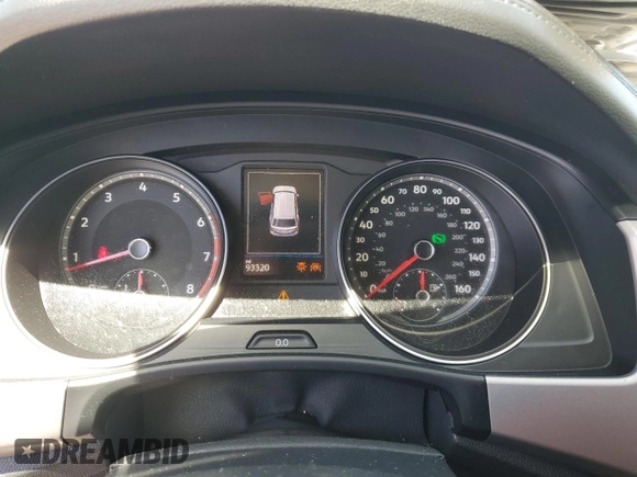 2019 Volkswagen Atlas S with VIN 1V2AP2CA8KC539269, listed as a Copart auction lot 56042985 with 93,320 mi miles and Salvage title. Bid and sale history available at DreamBid. Image 9.