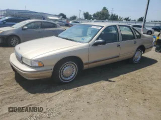 1996 Chevrolet Caprice Classic 1SA Special Value Pkg with VIN 1G1BL52W8TR131006, listed as a Copart auction lot 62535594 with 0 mi miles and Clean Title. Bid and sale history available at carsss.com. Image 1.