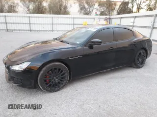 2019 Maserati Ghibli z VIN ZAM57XSA3K1325881, wystawiony jako Copart lot #80973694 z przebiegiem 64 189 mil mil oraz Szkody całkowita. Historia ofert i sprzedaży dostępna na DreamBid. Obrazek 1.