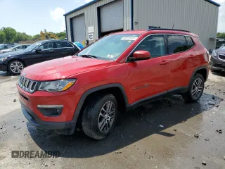 2017 Jeep Compass Latitude with VIN 3C4NJDBB3HT660606, listed as a Copart auction lot 60023685 with 80,526 mi miles and Salvage title. Bid and sale history available at DreamBid. Image 1.