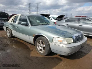 2006 Mercury Grand Marquis GS with VIN 2MEFM74V56X638847, listed as a Copart auction lot 46915875 with 143,199 mi miles and Salvage Title. Bid and sale history available at carsss.com. Image 4.