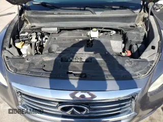 2013 Infiniti JX35 with VIN 5N1AL0MM9DC307014, listed as a Copart auction lot 55523725 with 225,160 mi miles and Salvage Title. Bid and sale history available at DreamBid. Image 12.