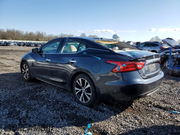 2016 Nissan Maxima SV with VIN 1N4AA6AP2GC434063, listed as a Copart auction lot 52179995 with 106,761 mi miles and Salvage Title. Bid and sale history available at carsss.com. Image 2.