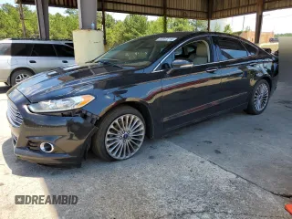 2014 Ford Fusion Titanium with VIN 3FA6P0K91ER292899, listed as a Copart auction lot 58867214 with 130,932 mi miles and Salvage Title. Bid and sale history available at carsss.com. Image 1.