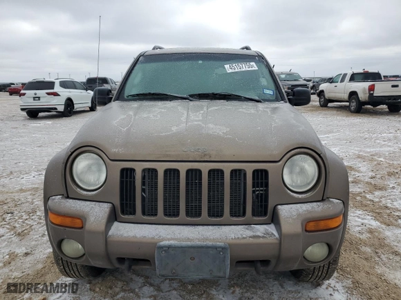 2002 Jeep Liberty Limited with VIN 1J4GL58K12W215289, listed as a Copart auction lot 45157755 with 195,092 mi miles and Salvage Title. Bid and sale history available at carsss.com. Image 5.