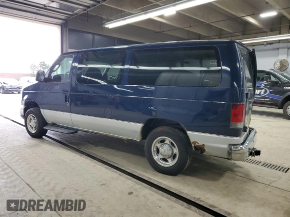 2008 Ford Econoline Passenger XL with VIN 1FMNE11L18DB43562, listed as a Copart auction lot 50723515 with 143,874 mi miles and Salvage Title. Bid and sale history available at carsss.com. Image 2.